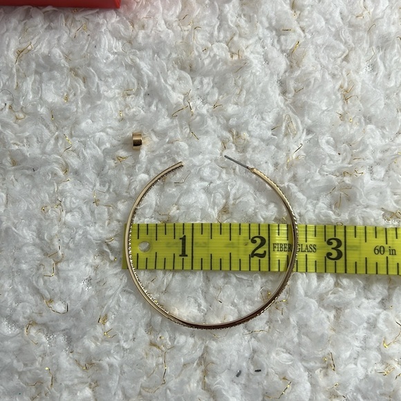 House of Harlow 1960 Gold Plated Earrings for Women’s Hoop Earring Minimalist - Picture 6 of 6